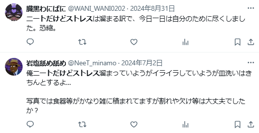 ニート　ストレス